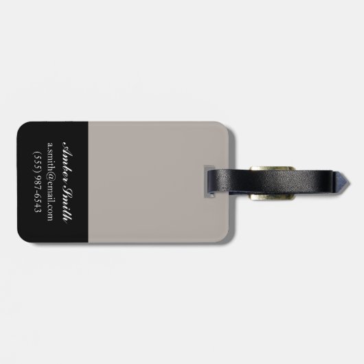 Étiquette À Bagage Turban rouge 2012 (Dos horizontal)