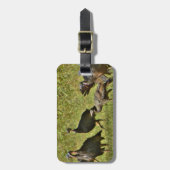 Étiquette À Bagage Turquie sauvage, couleurs du Camouflage (Devant Vertical)