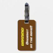 Étiquette À Bagage Tuyaux d'organe (Dos Vertical)