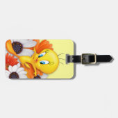 Étiquette À Bagage TWEETY™ avec marguerites (Devant horizontal)