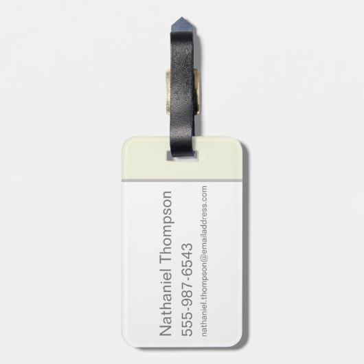 Étiquette À Bagage TWEETY™| Faites-le facilement (Dos Vertical)