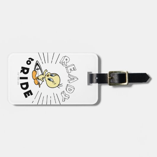 Étiquette À Bagage TWEETY™ Surfboard - Prêt à rouler (Devant horizontal)