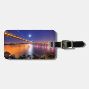 Étiquette À Bagage Twilight, George Washington BridgePalisades, NJ.