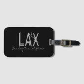 Étiquette À Bagage Typographie de l'aéroport de Los Angeles LAX (Devant Horizontal)