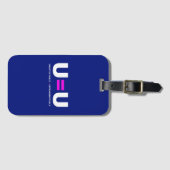 Étiquette À Bagage U=U VIH non détectable égale non transmettable (Devant Horizontal)