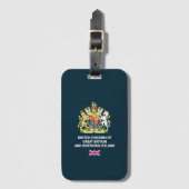 Étiquette À Bagage UK passport phone Case (Devant Vertical)