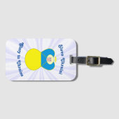 Étiquette À Bagage Ukraine Angel Slava Gloire ukrainienne (Devant Horizontal)