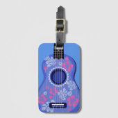 Étiquette À Bagage Ukulele (Devant Vertical)
