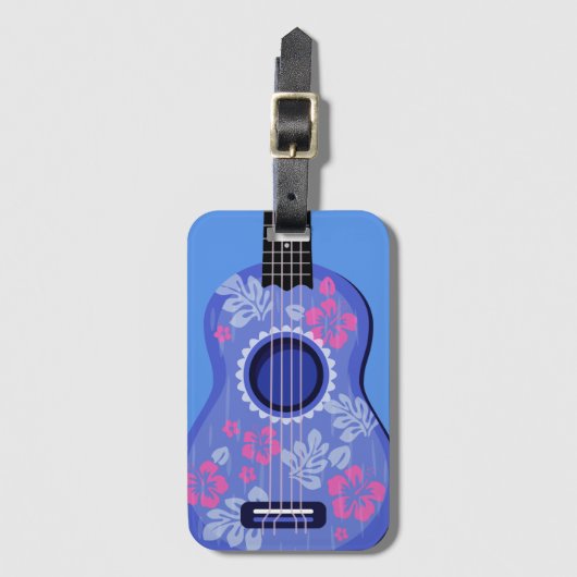 Étiquette À Bagage Ukulele (Devant Vertical)
