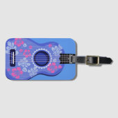 Étiquette À Bagage Ukulele (Devant Horizontal)