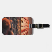 Étiquette À Bagage Uluru "Ayers Rock" Australia Oil Paint, (Devant horizontal)