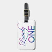 Étiquette À Bagage Un (Devant Vertical)