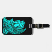 Étiquette À Bagage Un ange endormi sur la pierre (Devant horizontal)