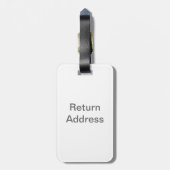 Étiquette À Bagage Un arbre dans le brouillard (Dos Vertical)