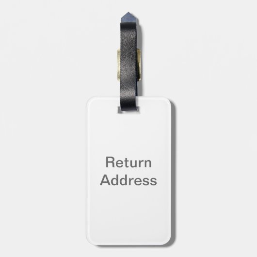 Étiquette À Bagage Un arbre dans le brouillard (Dos Vertical)