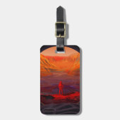 Étiquette À Bagage Un Astronaute Sur Mars (Devant Vertical)