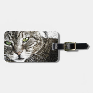 Étiquette À Bagage un chat