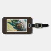 Étiquette À Bagage Un chef indien PortraitColorado d'Arapahoe (Devant horizontal)