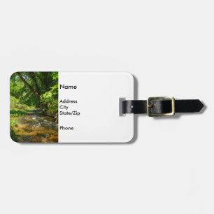 Étiquette À Bagage Un Country Creek