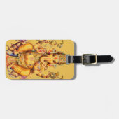 ÉTIQUETTE À BAGAGE UN DIEU INDOU GANESH (Devant horizontal)