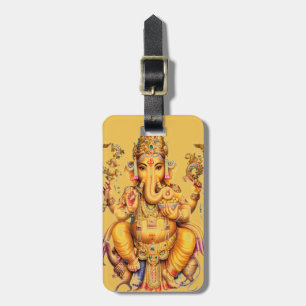 ÉTIQUETTE À BAGAGE UN DIEU INDOU GANESH