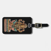 ÉTIQUETTE À BAGAGE UN DIEU INDOU GANESH (Devant horizontal)