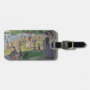 Étiquette À Bagage Un dimanche après-midi par Georges Seurat