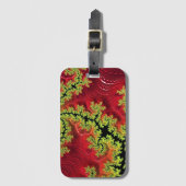 Étiquette À Bagage Un Fleuve Traverse Le Balise Bagage (Devant Vertical)