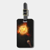 Étiquette À Bagage Un jeune nain rouge (Devant Vertical)