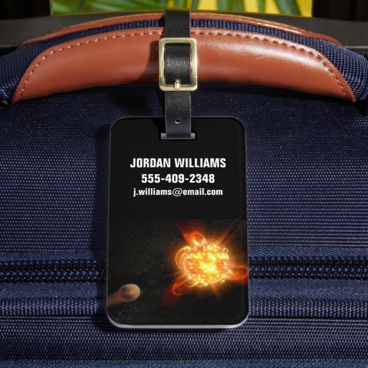 Étiquette À Bagage Un jeune nain rouge (Insitu Rectoal 2)