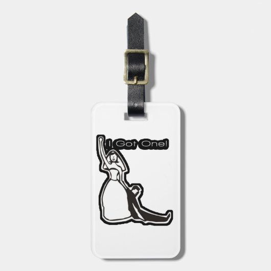 Étiquette À Bagage Un mariage drôle, j'en ai un (Devant Vertical)