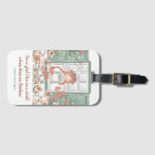 Étiquette À Bagage Un monde où il y a des octobre (Devant Horizontal)