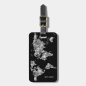 Étiquette À Bagage Un monde précieux de diamants (Devant Vertical)