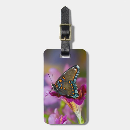Étiquette À Bagage Un papillon machaon (Devant Vertical)