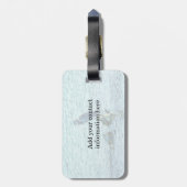 Étiquette À Bagage Un penseur (Dos Vertical)