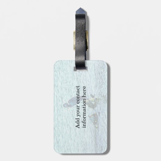 Étiquette À Bagage Un penseur (Dos Vertical)