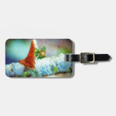 Étiquette À Bagage Un Petit Dragon Dort (Devant horizontal)