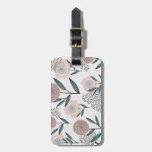 Étiquette À Bagage Un rose (Devant Vertical)