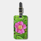 Étiquette À Bagage Un Rose sauvage (Devant Vertical)