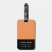 Étiquette À Bagage Un Stand De Nuit (Dos Vertical)