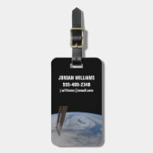 Étiquette À Bagage Un Système De Faible Pression Mi-Atlantique. (Devant Vertical)