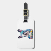 Étiquette À Bagage Un taureau français géant unique (Devant Vertical)