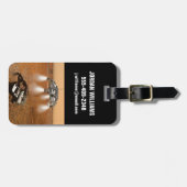 Étiquette À Bagage Un Véhicule Ascent Quittant Mars. (Devant horizontal)