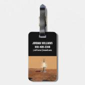 Étiquette À Bagage Un Véhicule Ascent Quittant Mars. 2 (Dos Vertical)