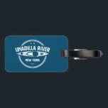 Étiquette À Bagage Unadilla River New York Kayak<br><div class="desc">L'Unadilla River est une rivière de 110 kilomètres de long située dans le centre de New York, dans l'État de New York. La rivière commence au nord-est du hameau de Millers Mills et s'écoule généralement vers le sud jusqu'au village de Sidney, où elle converge avec la rivière Susquehanna, qui se...</div>