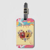 Étiquette À Bagage Unapologetic Personalized Feminine Photo Collage (Devant Vertical)