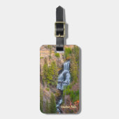 Étiquette À Bagage Undine Falls Lava Creek Parc national Yellowstone (Devant Vertical)