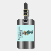 Étiquette À Bagage Une Autre Raison De Ne Pas Exercer (Devant Vertical)