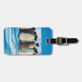 Étiquette À Bagage Une baraque de pingouins (Devant horizontal)