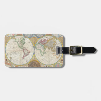 Étiquette À Bagage Une carte générale du monde par Samuel Dunn 1794